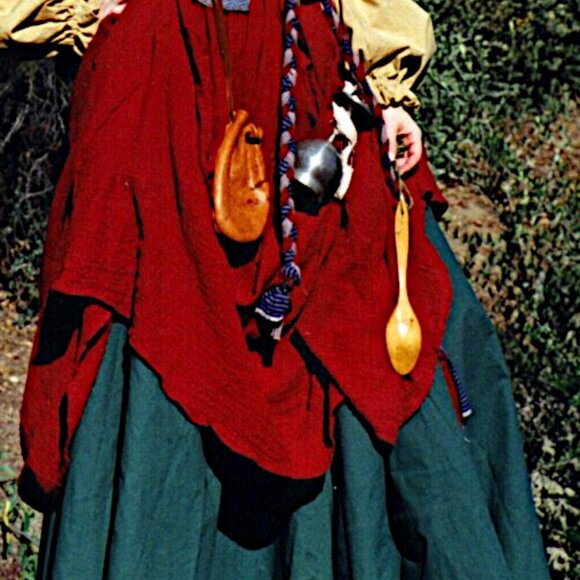 Renaissance Peasant Skirt NEW 4-Gore Gauze Size Large - Picture 4 of 4